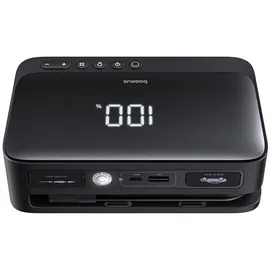 Baseus Multifunktionaler Jumpstarter BS-CH013: 600A 6000mAh Powerbank Kompressor / / Schwarz