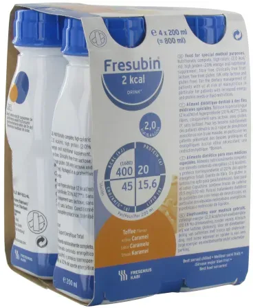 Fresubin 2 Kcal Drink Karamell Trinkflaschen 4x200ml