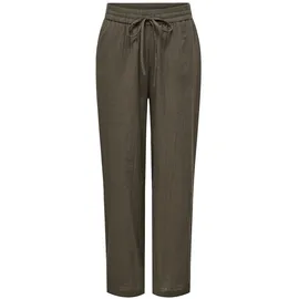 Only Damen Onltizana Cotton Loose Pants WVN Noos Basic Hose Mit Elastischem Bund Und Seitentaschen, Chocolate Martini, M
