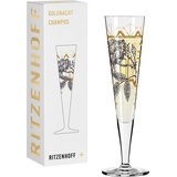 Ritzenhoff & Breker Ritzenhoff Champagnerglas Goldnacht Weingläser, Gold,