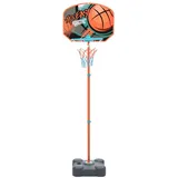 vidaXL Tragbares Basketball Spiel-Set Verstellbar 109-141 cm