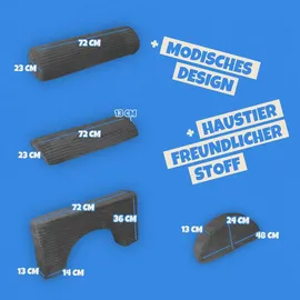 BestLivings Kindersofa modulares Spielsofa 11-teilig Schaumstoff grau