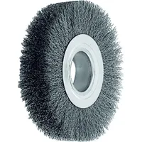 Lessmann Draht-Rundbürste Stahldraht 0,30 / 0,35 mm, Bürsten-⌀xBesatzbreite: 150X30