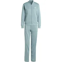 adidas Essentials 3S Track Suit Damen Silber/Grün L