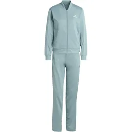 adidas Essentials 3S Track Suit Damen Silber/Grün L