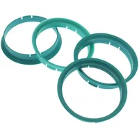 4X Zentrierringe 72,5 x 70,1 mm Türkis Felgen Ringe Made in Germany