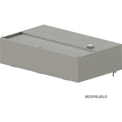 Stalgast Induktions-Wandhaube "Expert Line", 2500x1200x450 mm,  Kastenform mit LC2 Typ A Zyklonen-/Labyrinthfilter