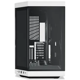 HYTE Y70 Touch Infinite Panda ATX Midi Tower Gaming Gehäuse weiß/schwarz Seitenfenster
