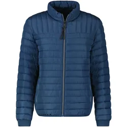 Steppjacke LERROS "LERROS Wattierter Steppblouson", Herren, Gr. M, blau (tiefblau), 100% Polyester, Jacken