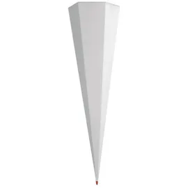 ROTH Schultüte Schultüten-Rohling grau - eckig, 100 cm, grau