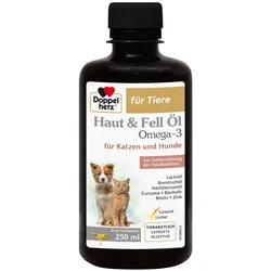 Doppelherz Haut & Fell Omega-3 für Katzen und Hunde