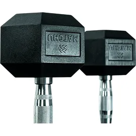 Matchu Sports Hexagon Hantelset Kurzhanteln 17,5 kg schwarz