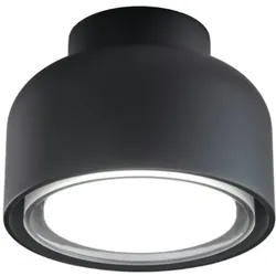 Moderne BOTTONE Deckenleuchte aus schwarzem Aluminium 1xGX53