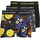 JACK & JONES Sugar Skull Boxershorts Black / Blazing Yellow L 3er Pack
