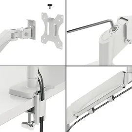 Leitz Ergo Platzsparender Dual Monitorarm Grau