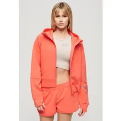 Superdry für Damen. W2012063A Sport Tech Sweatshirt mit lockerer Passform orange (L), Lässig, Polyester, Langarm