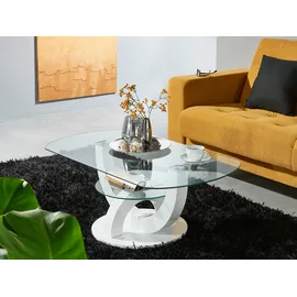 Stolkom Couchtisch Boston Weiß MDF 110 x 40 x 60 cm