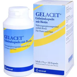 Almirall Hermal GmbH Gelacet Gelatinekapseln mit Biotin 320 St.