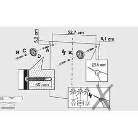 Zurbrüggen Xanto Line 63 cm weiß