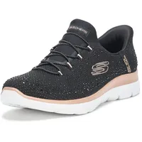 SKECHERS Summits Brilliant Shine Damen Schwarz/Roségold 38