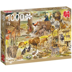 Jumbo Spiele Puzzle »18854 Der Bau der Arche Noah, 1000 Teile Puzzle«, 1000 Puzzleteile bunt