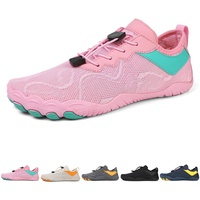 Solutra Barfußschuhe Herren Badeschuhe Damen, Atmungsaktiv Schnell Trocknend Wasserschuhe Damen Aquaschuhe, Unisex rutschfest Schwimmschuhe Damen Strandschuhe (42 EU,Rosa) - 42 EU