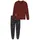 SCHIESSER Pyjama Family Dunkelblau / Bordeaux XL