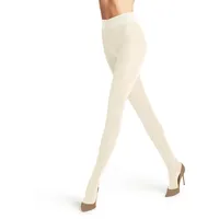 Falke Damen Strumpfhose Softmerino W TI Wolle Baumwolle einfarbig 1 Stück, Weiß (Off-White 2040), 40-42