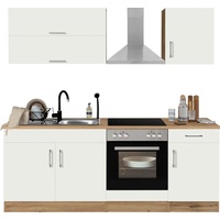 Held MÖBEL Küchenzeile »Colmar«, ohne E-Geräte, Breite 210 cm, weiß