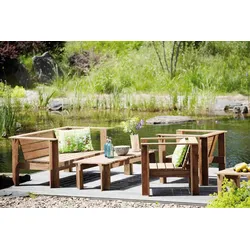 Lounge Batten Sofa aus recyceltem Teakholz
