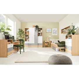 masseno Drehtürenschrank BRERA 80 x 190 x 50 cm Weiß