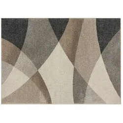 Webteppich  Thales , beige , Synthetische Fasern , Maße (cm): B: 140