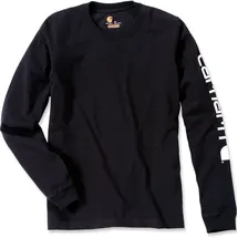 CARHARTT Long Sleeve Logo-Shirt | black L