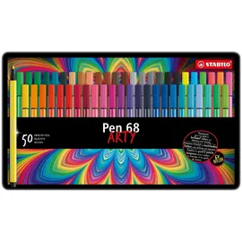 Stabilo Pen 68 Metalletui 50 St.