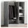 vidaXL Kleiderschrank Sonoma-Eiche 77x48x102 cm Holzwerkstoff