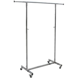 Gerso Reiserollständer 98 cm breit, verchromt silber, 100x50 cm