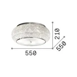 Ideal Lux Pasha 10 E14 rund gold
