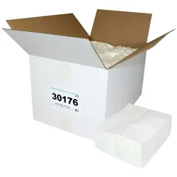Brotex® Mars 60, Airlaid Wischtücher, weiß, 90 % Zellstoff, 10 % VAT-Binder, ca. 30x38 cm, 24x25=600 Tücher