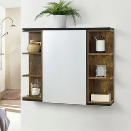[en.casa] Harstad 80 cm braun/schwarz