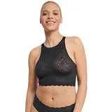 SLOGGI BH ZERO Feel Bliss Crop Top Schwarz Medium Damen