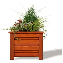 BM Blumenkasten Toskana Douglasie/Lärche braun 60x50x30