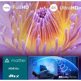 Philips 43PUS8500/12 43" 4K QLED Ambilight TV