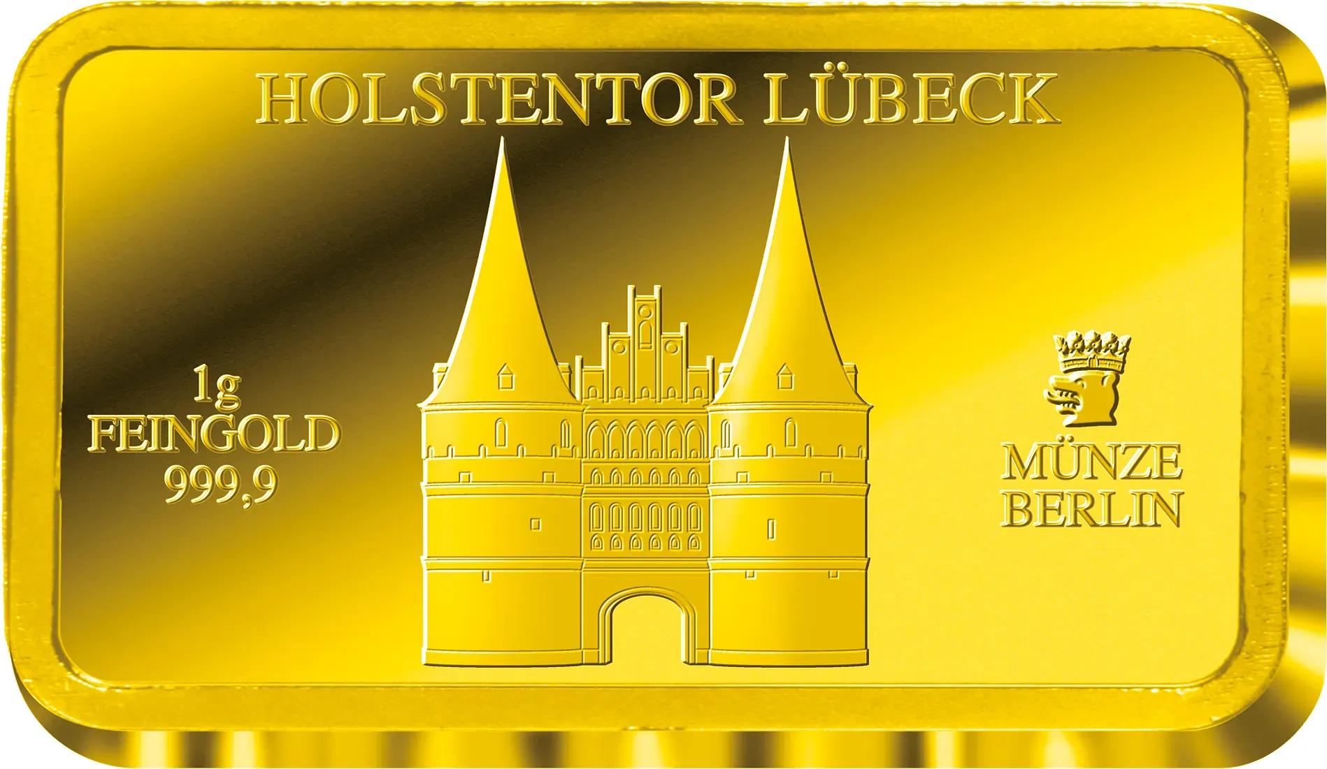 Goldbarren Holstentor Lübeck