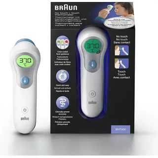 Braun BNT300WE Sensian 5 Stirnthermometer weiss