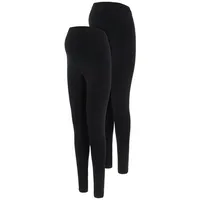 MAMA LICIOUS Mamalicious Umstandsleggings Umstands Leggings im 2-er Pack MLEMMA (2-tlg) 5357 in Schwarz-3 schwarz XL (42)