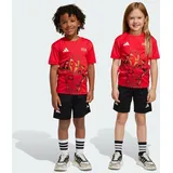 Adidas X Marvel Ironman Tee Set Pure Ruby / White 140