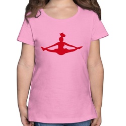 Shirtracer T-Shirt Cheerleading Kinder Sport Kleidung rosa 104 (3/4 Jahre)