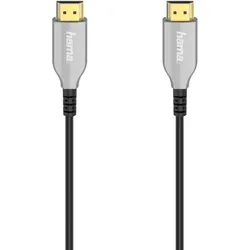 HAMA HDMI-Kabel "Optisch, aktives HDMITM-Kabel, Stecker - Stecker, 4K, vergoldet, 15 m", schwarz (eh13), 150cm, Kabel