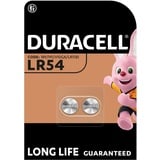 Duracell LR54 Knopfzellen (2 Stück) LR 54 Batterien 1,5 V (189 / LR1130 / V10GA)