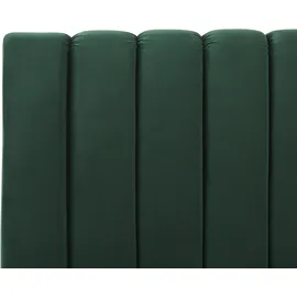 Beliani Polsterbett Smaragdgrün 140 x 200 cm